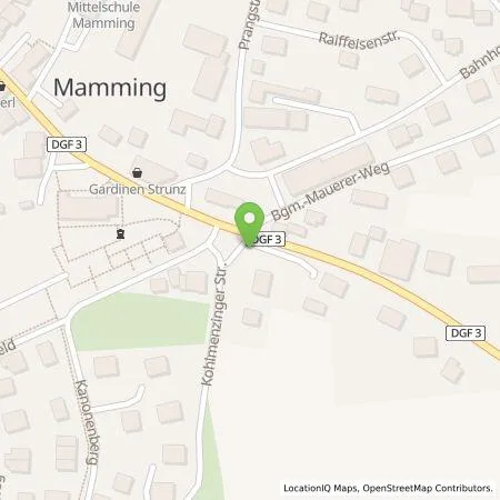 Standortübersicht der Tankstelle EW-Schmid GmbH in 94437 Mamming