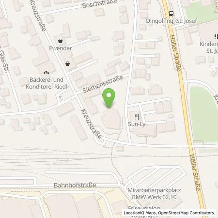 Standortübersicht der Tankstelle EW-Schmid GmbH in 84310 Dingolfing