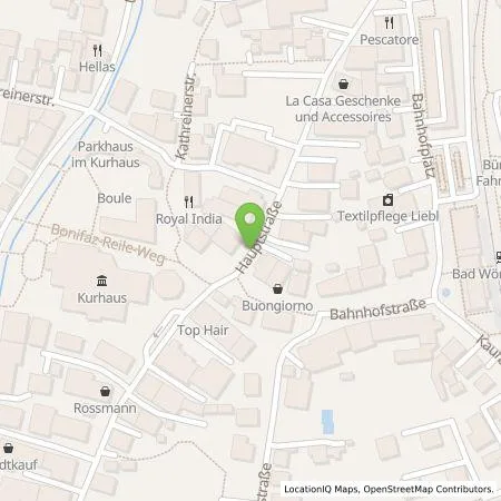 Standortübersicht der Tankstelle Stadtwerke Bad Wörishofen in 86825 Bad Wörishofen