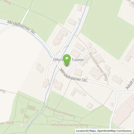 Standortübersicht der Tankstelle Stadtwerke Bad Wörishofen in 86825 Bad Wörishofen