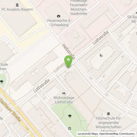 Standortübersicht der Tankstelle SWM Versorgungs GmbH in 80335 München