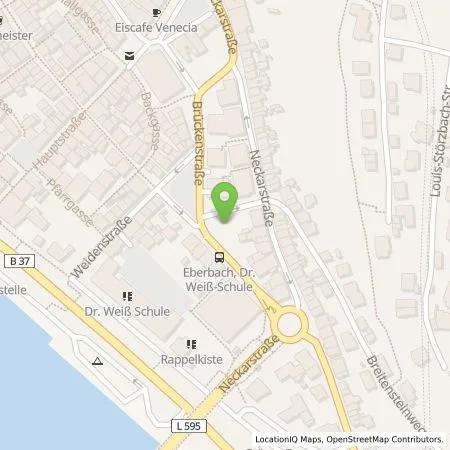 Standortübersicht der Tankstelle Städtische Dienste Eberbach in 69412 Eberbach