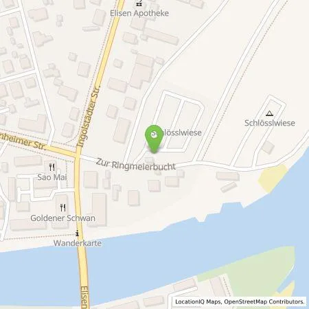 Standortübersicht der Tankstelle Stadtwerke Neuburg an der Donau in 86633 Neuburg an der Donau