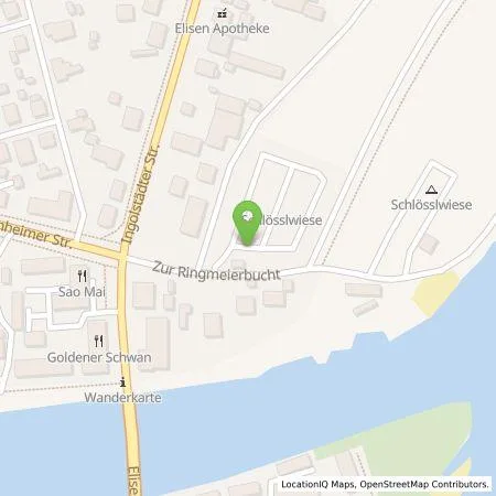 Standortübersicht der Tankstelle Stadtwerke Neuburg an der Donau in 86633 Neuburg an der Donau