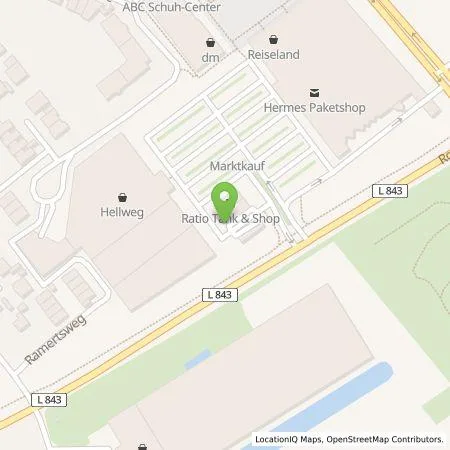 Standortübersicht der Tankstelle Ratio Erdöl GmbH & Co KG in 48161 Münster