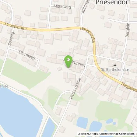 Standortübersicht der Tankstelle Melanie & Michael Dorn in 96170 Priesendorf