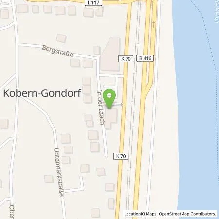 Standortübersicht der Tankstelle REWE-Center Jürgen Hundertmark GmbH & Co.KG in 56330 Kobern-Gondorf