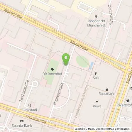 Standortübersicht der Tankstelle SWM Versorgungs GmbH in 80335 München