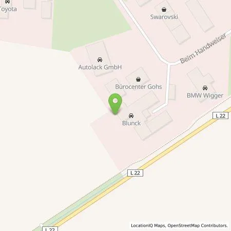 Standortübersicht der Tankstelle Blunck GmbH & CO.KG in 18311 Ribnitz-Damgarten