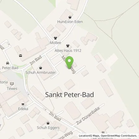 Standortübersicht der Tankstelle 54° Hotelbetriebsgesellschaft mbH in 25826 Sankt Peter Ording