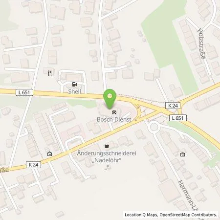 Standortübersicht der Tankstelle Bosch Service Wegener in 44869 Bochum