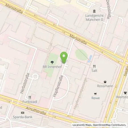 Standortübersicht der Tankstelle SWM Versorgungs GmbH in 80335 München