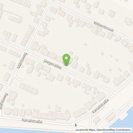 Standortübersicht der Tankstelle Georg Bänsch in 24159 Kiel