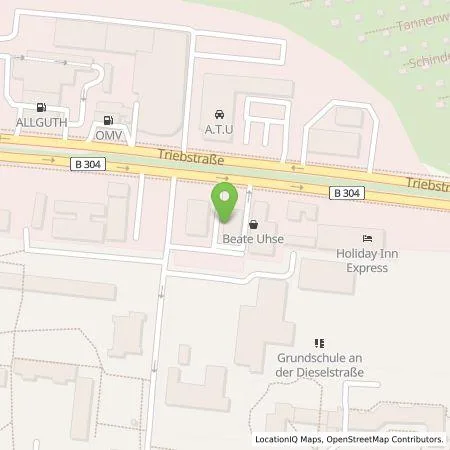 Standortübersicht der Tankstelle Energielösung GmbH in 80993 München