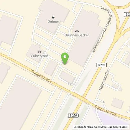 Standortübersicht der Tankstelle EWE Go GmbH in 92224 Amberg