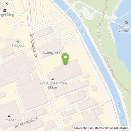 Standortübersicht der Tankstelle Autozentrum Ebber GmbH in 46395 Bocholt