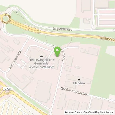 Standortübersicht der Tankstelle CaRD Gesellschaft für EDV Beratung mbH in 69168 Wiesloch