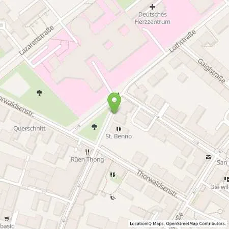 Standortübersicht der Tankstelle SWM Versorgungs GmbH in 80335 München