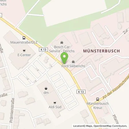 Standortübersicht der Tankstelle Guido Nußbaum Stromproduktion in 52223 Stolberg