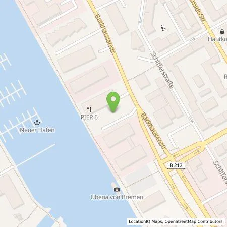 Standortübersicht der Tankstelle netactive Oliver Wien e.K. in 27568 Bremerhaven