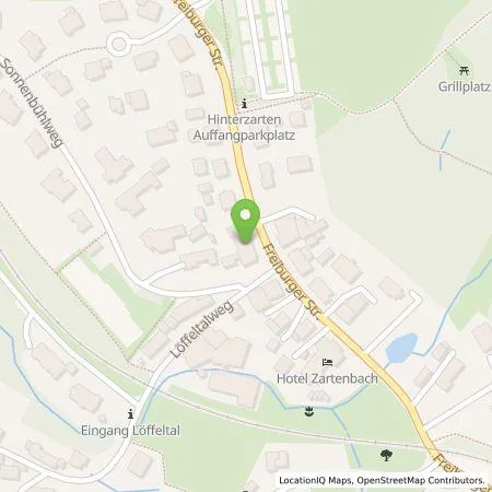 Standortübersicht der Tankstelle Hotel Diana Feldberg-Bärental Verw.- und Betriebsber. GmbH in 79856 Hinterzarten