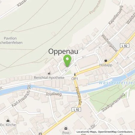 Standortübersicht der Tankstelle Elektro Birk in 77728 Oppenau