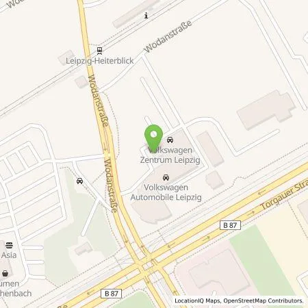 Standortübersicht der Tankstelle Volkswagen Automobile Leipzig GmbH in 04347 Leipzig