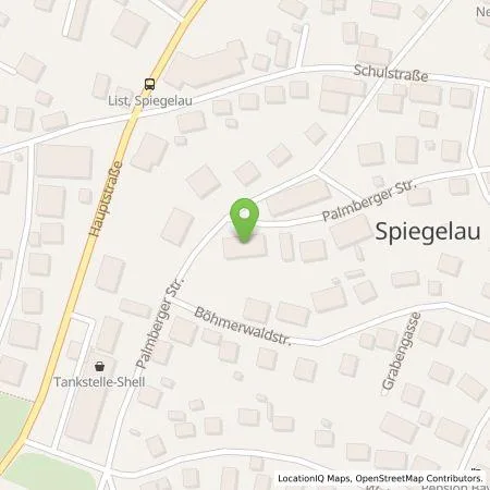 Standortübersicht der Tankstelle Kfz Handel Einzelunternehmen in 94518 Spiegelau