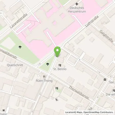 Standortübersicht der Tankstelle SWM Versorgungs GmbH in 80335 München