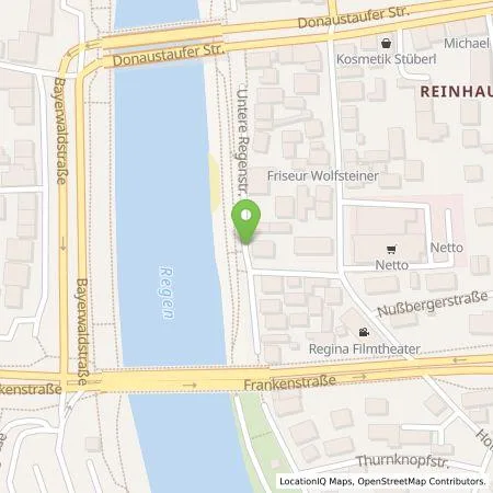 Standortübersicht der Tankstelle Michael Löw in 93059 Regensburg