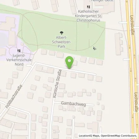 Standortübersicht der Tankstelle Michael Löw in 93059 Regensburg