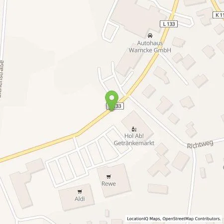 Standortübersicht der Tankstelle Autohaus Warncke GmbH in 27412 Tarmstedt