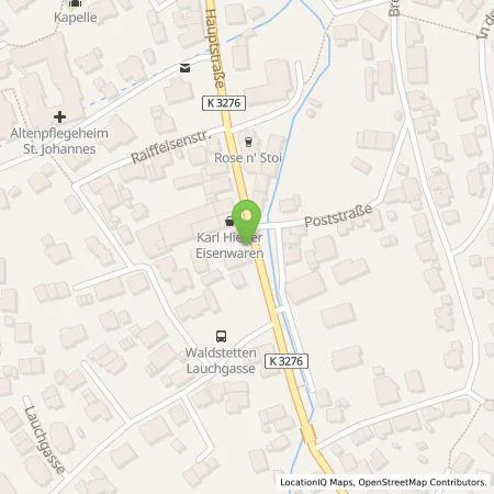 Standortübersicht der Tankstelle Steffen Jüttner in 73550 Waldstetten