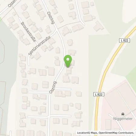 Standortübersicht der Tankstelle Ernst Herrmann GbR in 33129 Delbrück