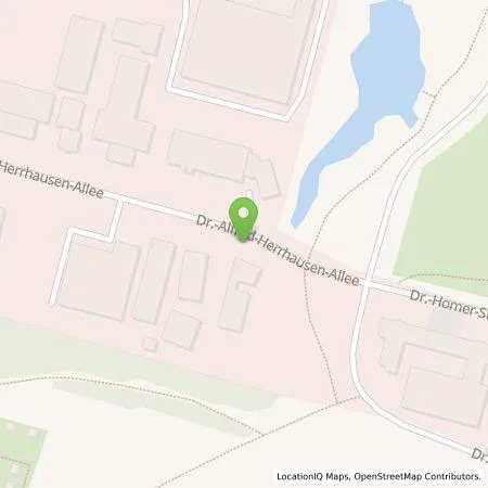 Standortübersicht der Tankstelle Stickerei Tyburski GmbH & Co. KG in 47228 Duisburg