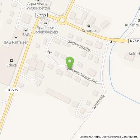 Standortübersicht der Tankstelle Uwe Fahrbach in 88094 Oberteuringen