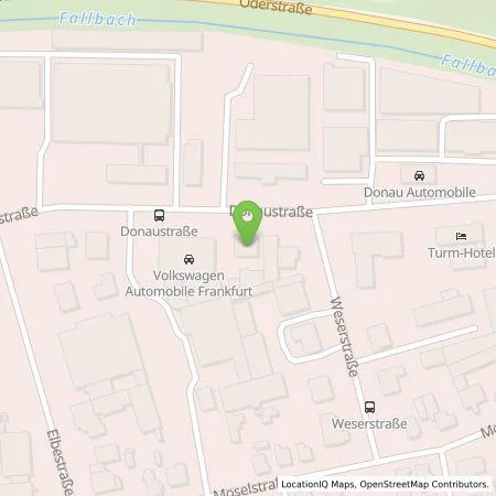 Standortübersicht der Tankstelle Volkswagen Automobile Frankfurt GmbH in 63452 Hanau