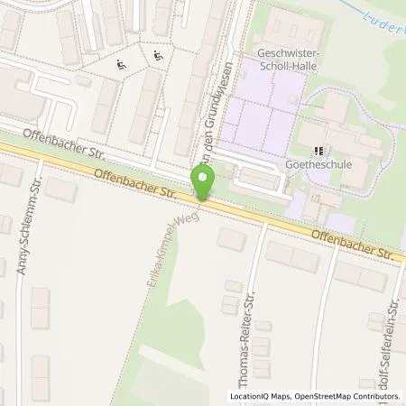 Standortübersicht der Tankstelle Volkswagen Automobile Frankfurt GmbH in 63263 Neu-Isenburg