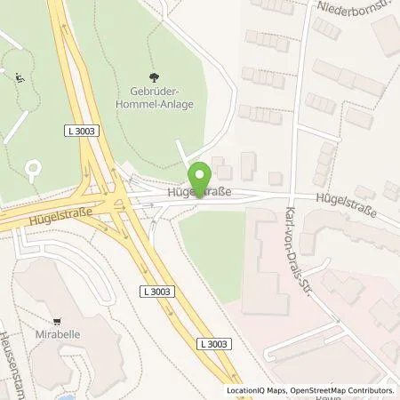 Standortübersicht der Tankstelle Volkswagen Automobile Frankfurt GmbH in 60435 Frankfurt am Main