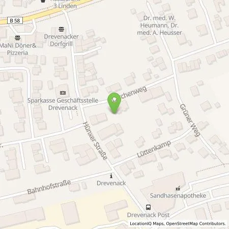 Standortübersicht der Tankstelle Prüfung elektrischer Anlagen Ludger Vennemann GmbH in 46569 Hünxe