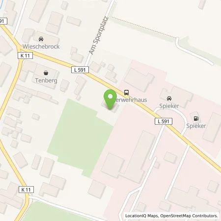 Standortübersicht der Tankstelle agritura Raiffeisen eG in 49545 Tecklenburg-Brochterbeck