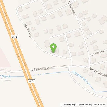 Standortübersicht der Tankstelle Jürgen Miebs in 91330 Eggolsheim