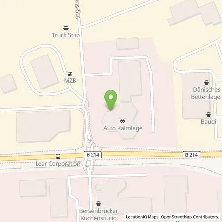 Standortübersicht der Tankstelle Auto Kalmlage GmbH in 49593 Bersenbrück