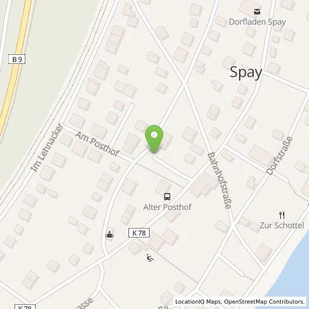 Standortübersicht der Tankstelle Flair Hotel Alter Posthof in 56322 Spay