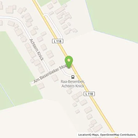 Standortübersicht der Tankstelle Stadtwerke Elmshorn in 25335 Raa-Besenbek