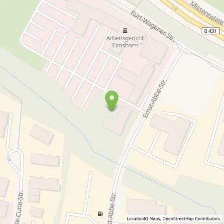 Standortübersicht der Tankstelle Stadtwerke Elmshorn in 25337 Elmshorn