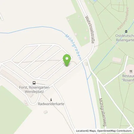 Standortübersicht der Tankstelle Stadtwerke Forst GmbH in 03149 Forst