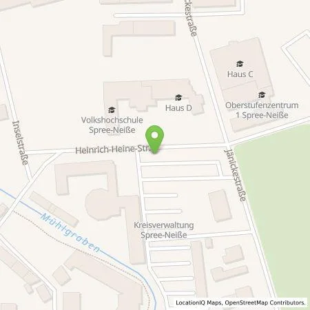 Standortübersicht der Tankstelle Stadtwerke Forst GmbH in 03149 Forst