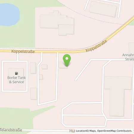 Standortübersicht der Tankstelle Stralsunder Mineralölhandel & Transport Borbe in 18437 Stralsund