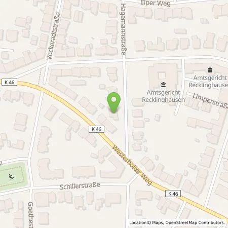 Standortübersicht der Tankstelle Elektro Wilmes in 45657 Recklinghausen